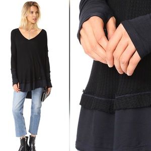 Free People Laguna Tunic Black Size L